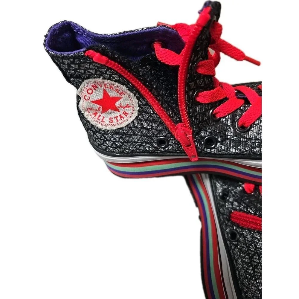Converse All-Star Junior Kids Shoes Size 11 Chuck Taylor Sneakers Hi Platform